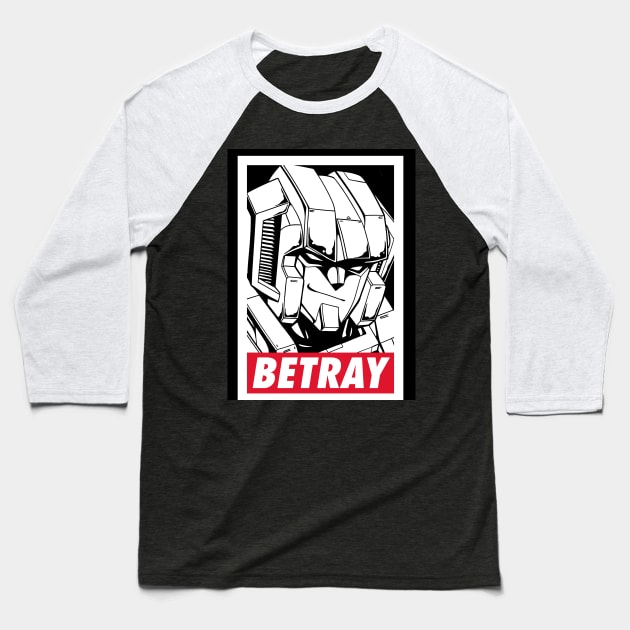 Betray Baseball T-Shirt by XspecsX